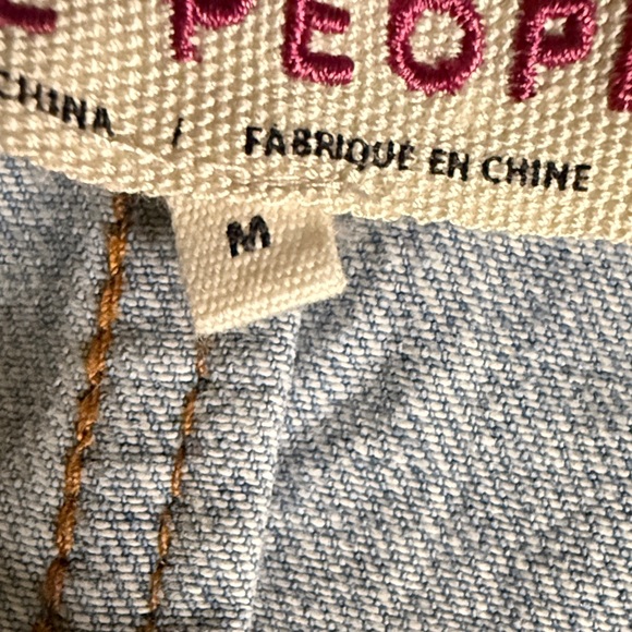 Free People Blue Denim Military Jacket - Picture 8 of 12
